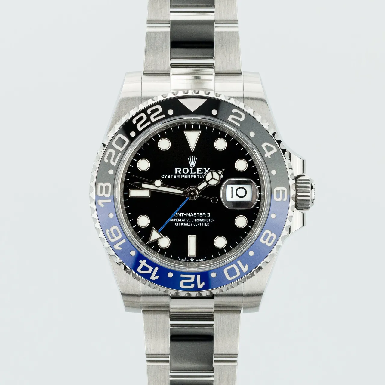 Rolex GMT-Master II Batman on Oyster bracelet