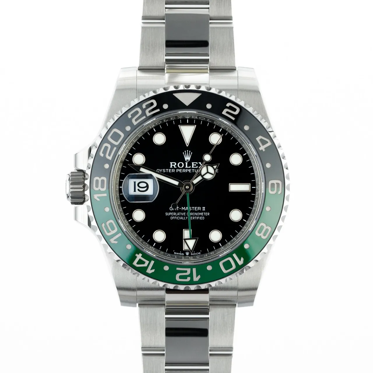 Rolex GMT-Master II Sprite front view