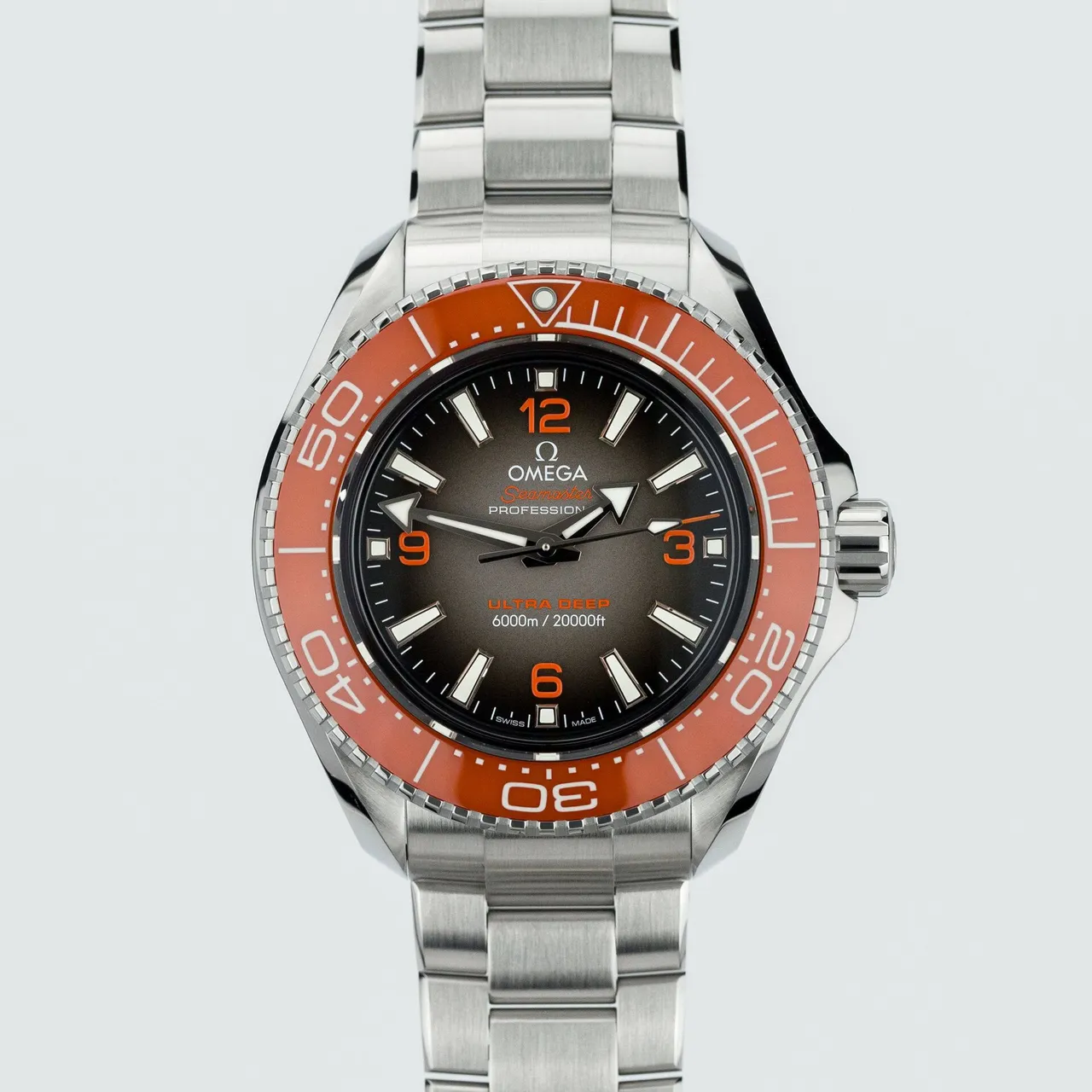 Omega Planet Ocean Ultra Deep 6000M front view