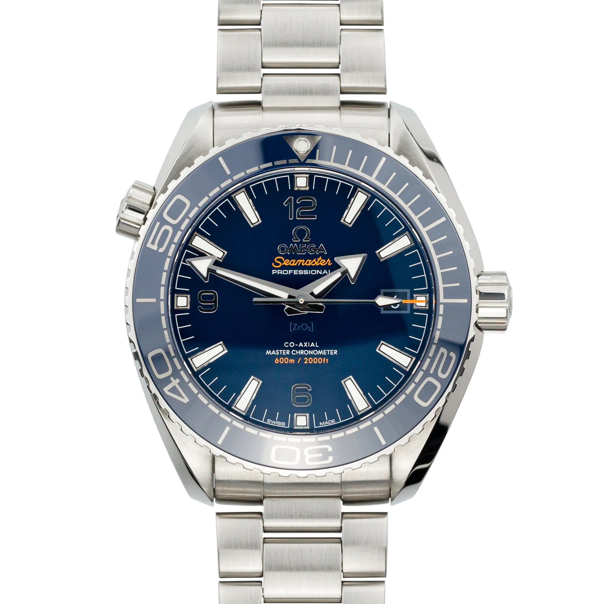 Planet Ocean 600M Master Chronometer Blue 43.5mm - 215.30.44.21.03.001