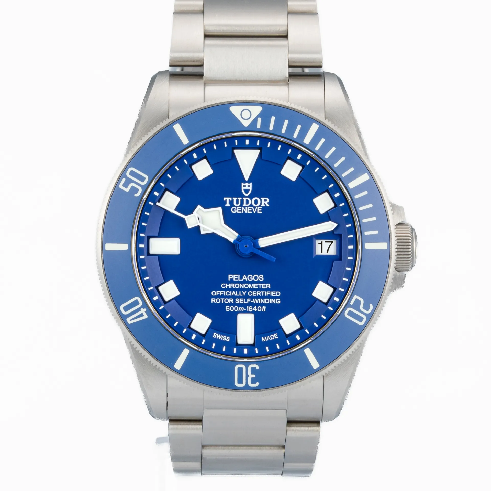 Pelagos 42mm Titanium Blue - M25600TB