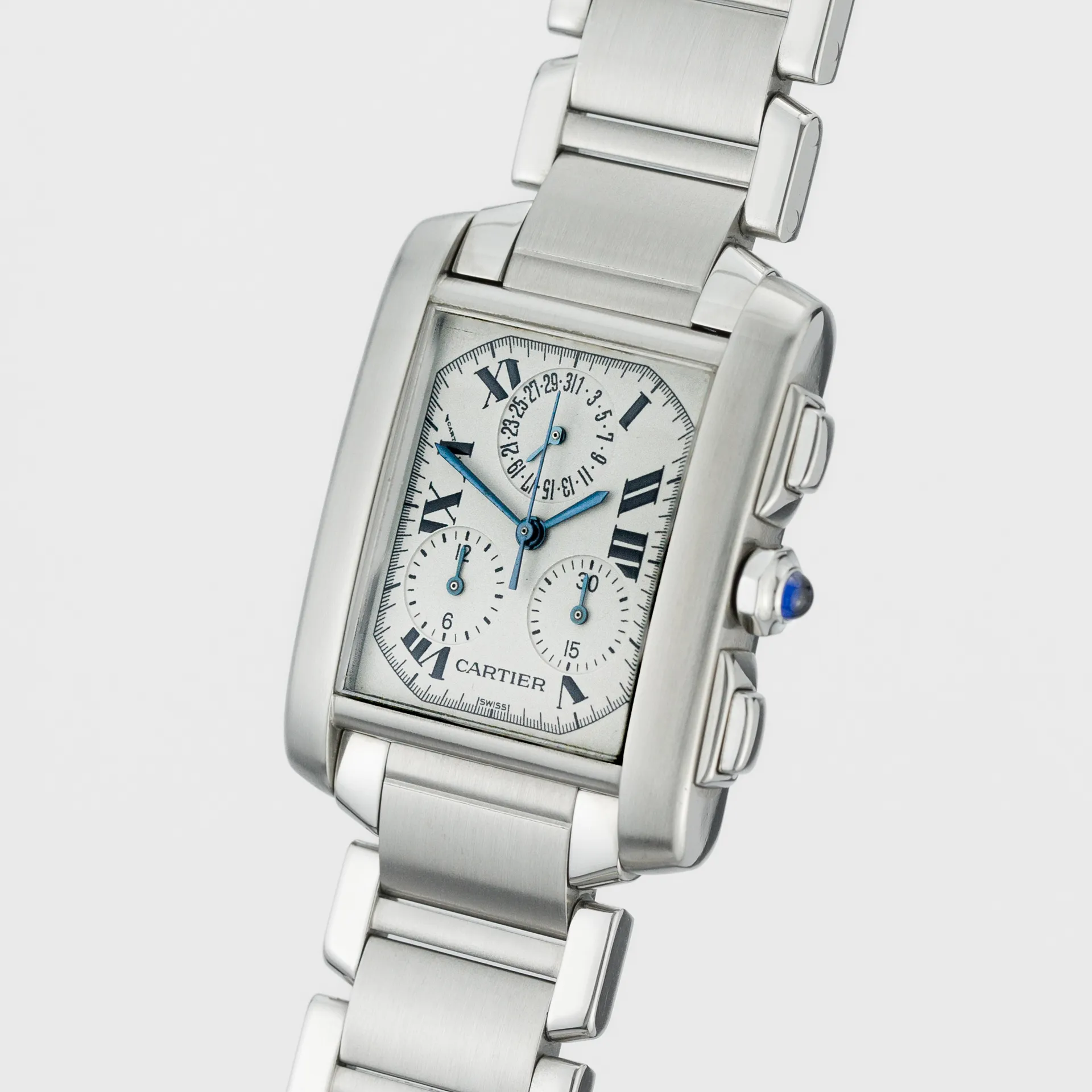 Tank Francaise Chronoflex White Dial Quartz - Image 6