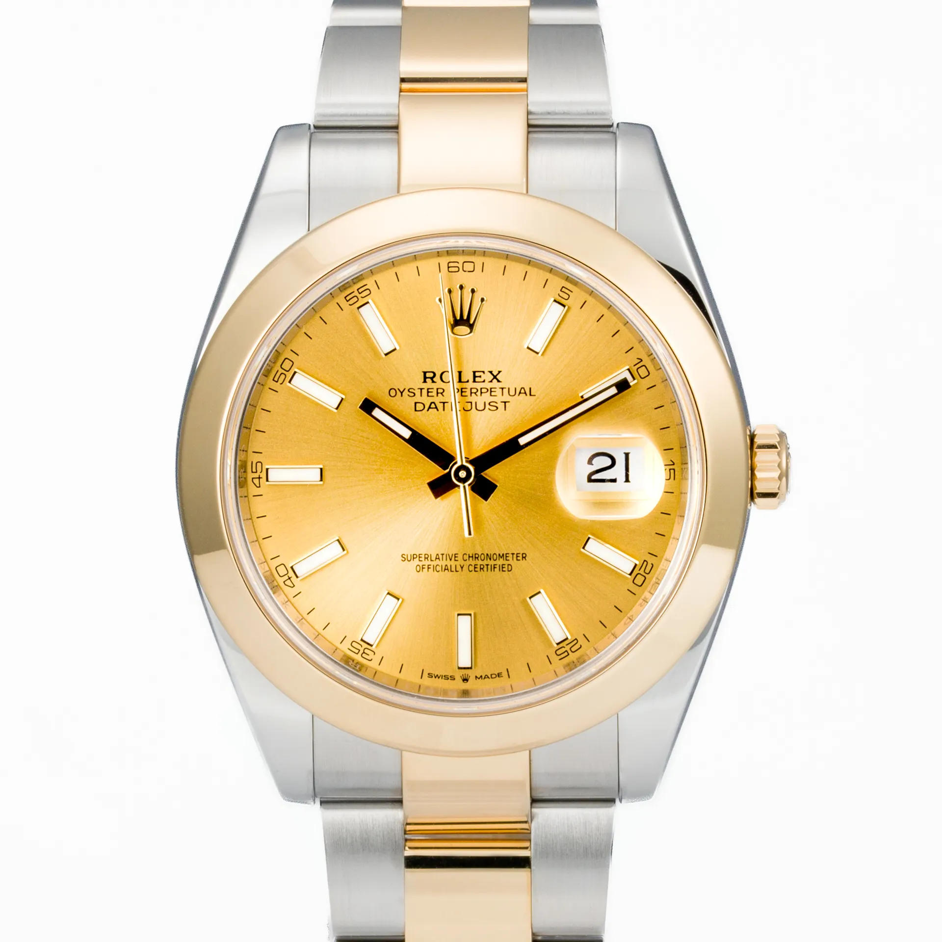 Datejust 41 Steel & Yellow Gold Champagne Dial - 126303