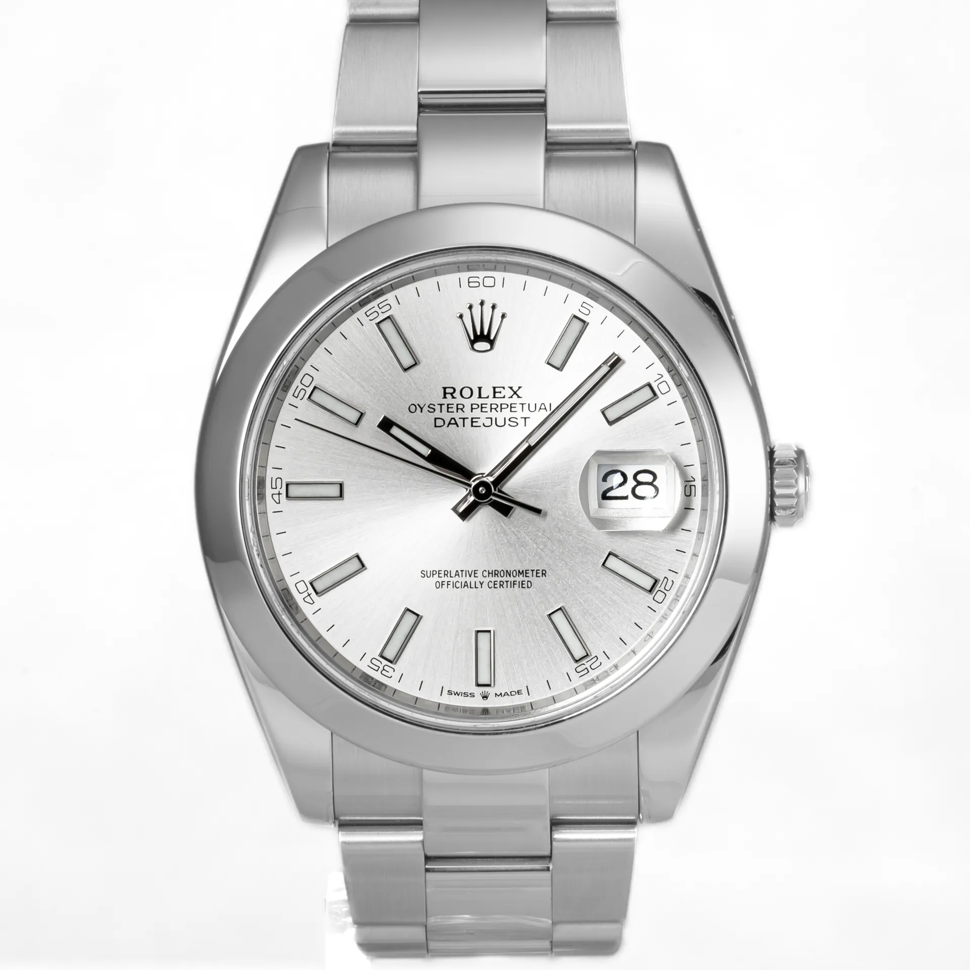Rolex Datejust 41 Silver Dial Oyster