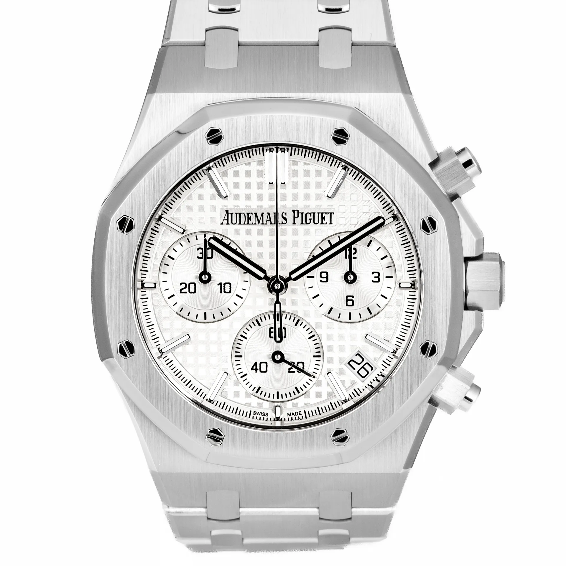 Royal Oak Chronograph '50th Anniversary' White Dial - 26240ST.OO.1320ST.03