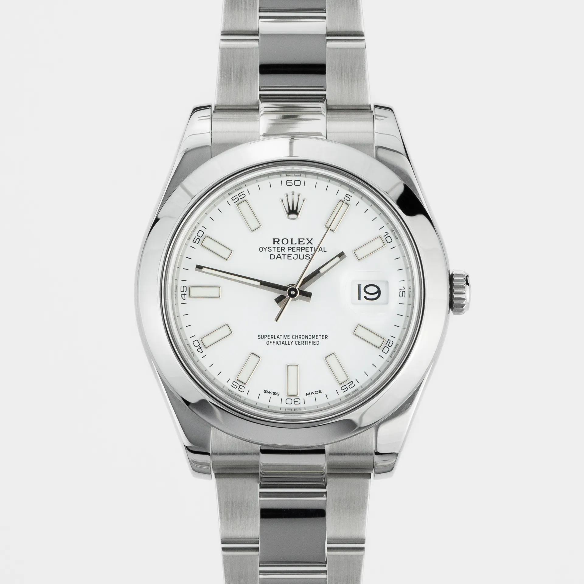 Datejust II 41 White dial - 116300-0003