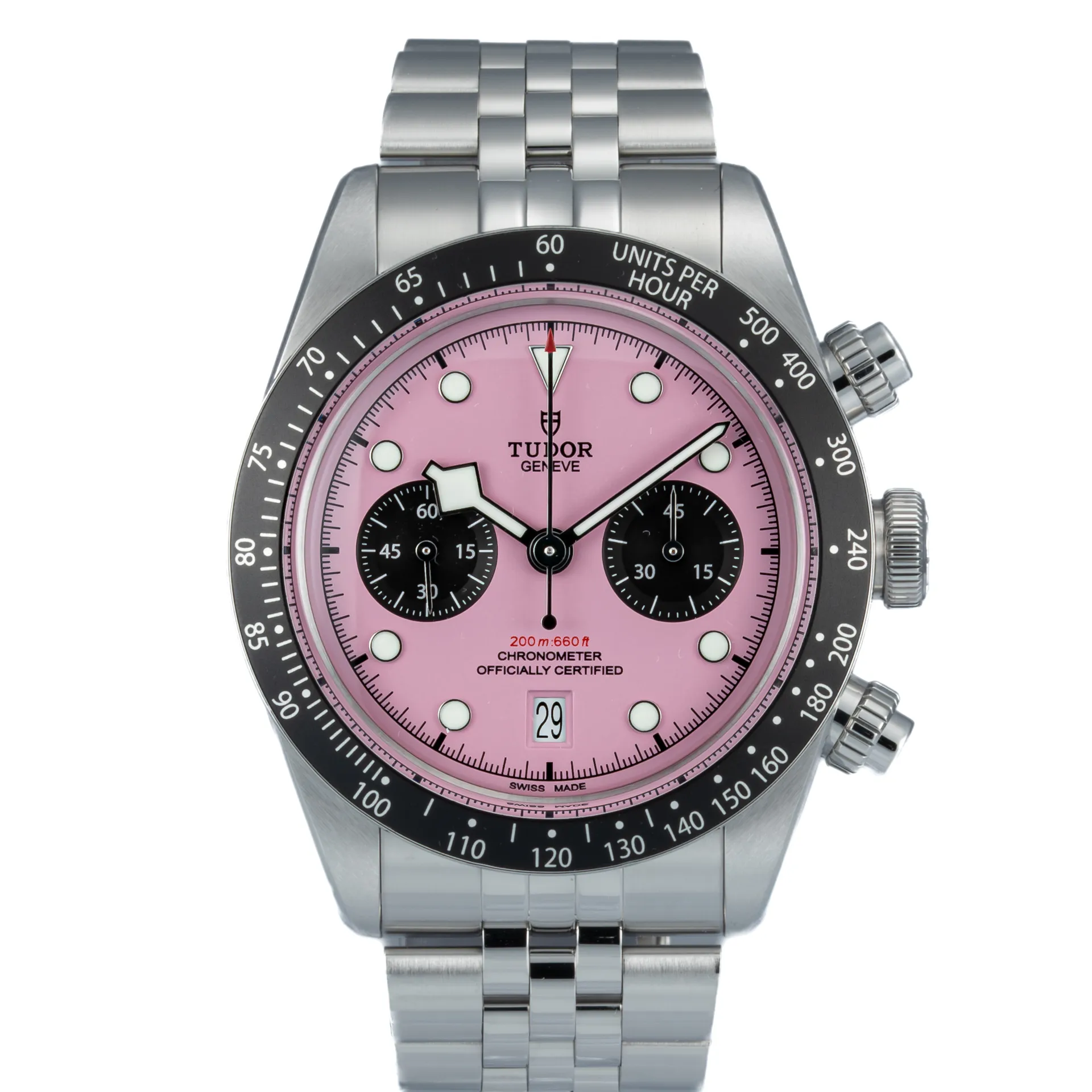 Heritage Black Bay Chrono Flamingo Pink - M79360N-0019
