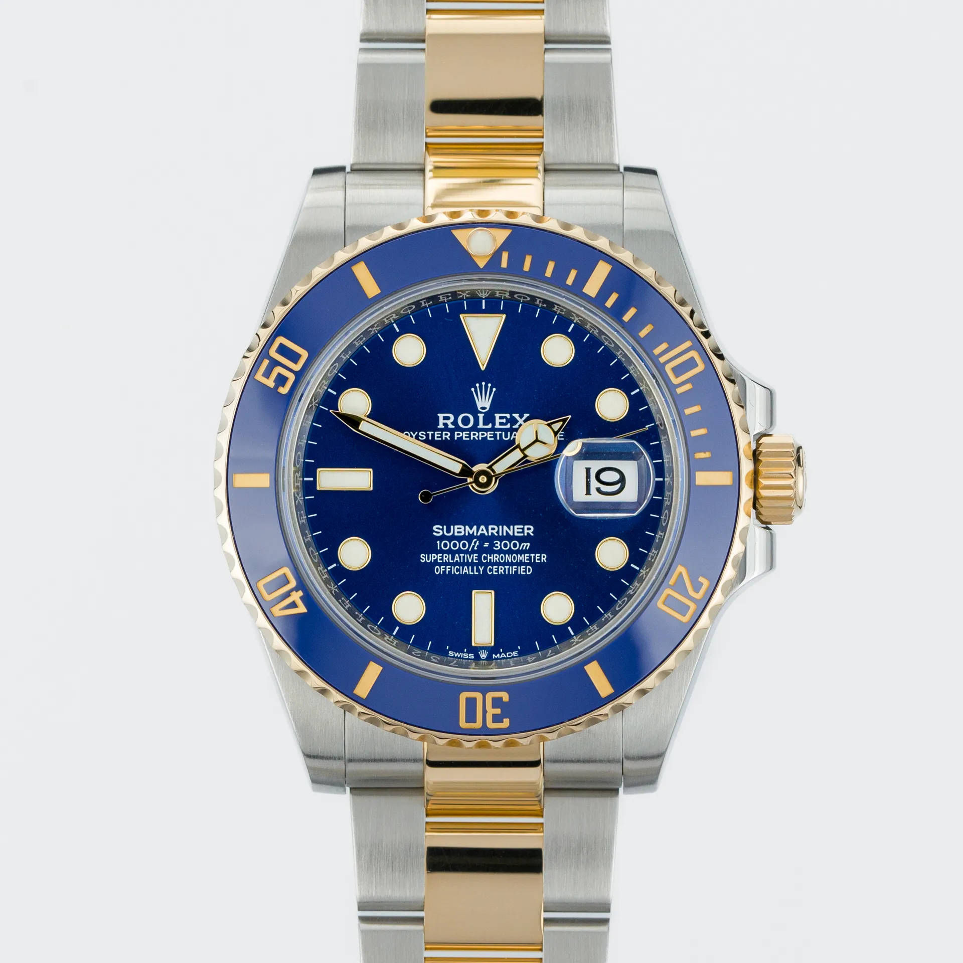 Rolex Submariner Date Yellow Rolesor 'Bluesy'