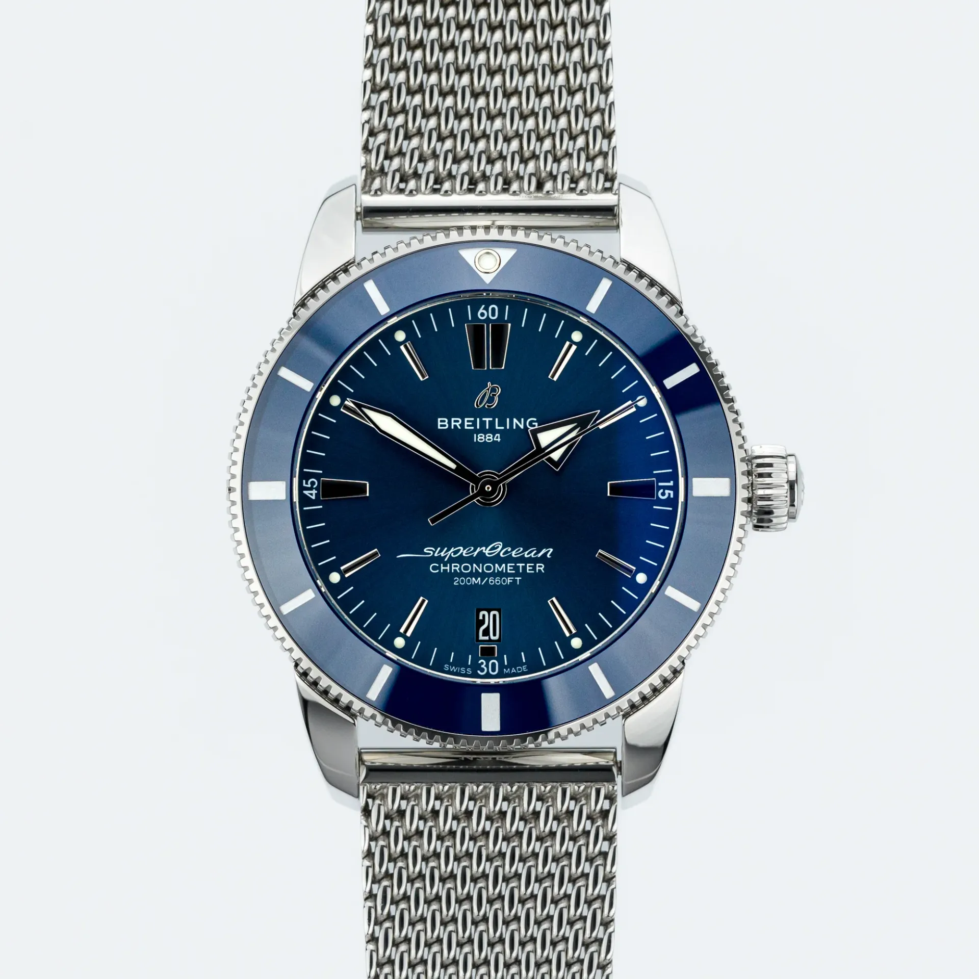 Breitling Superocean Heritage II B20 Automatic 44 AB2030161C1A1 Steel blue