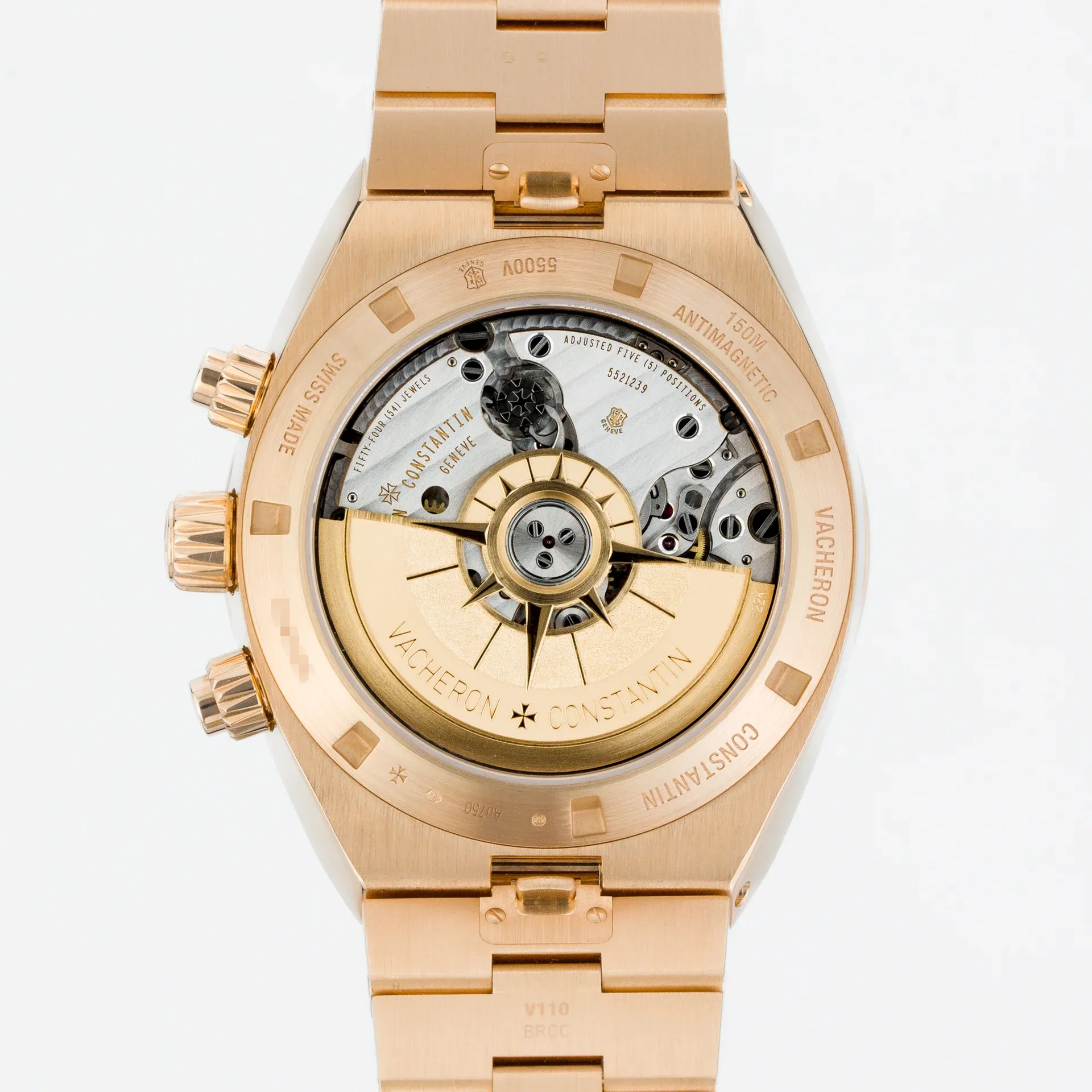 Overseas Chronograph - Full Rose Gold (on bracelet) - Image 5