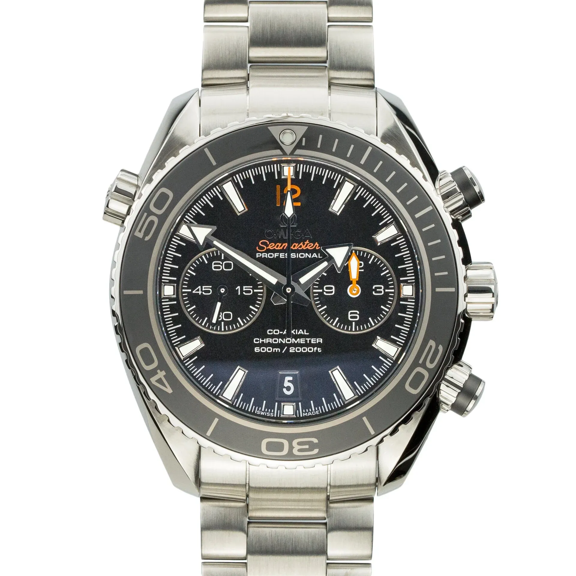 Omega Seamaster Planet Ocean 600M Chronograph 45.5mm 232.30.46.51.01.003 Steel Black 2013