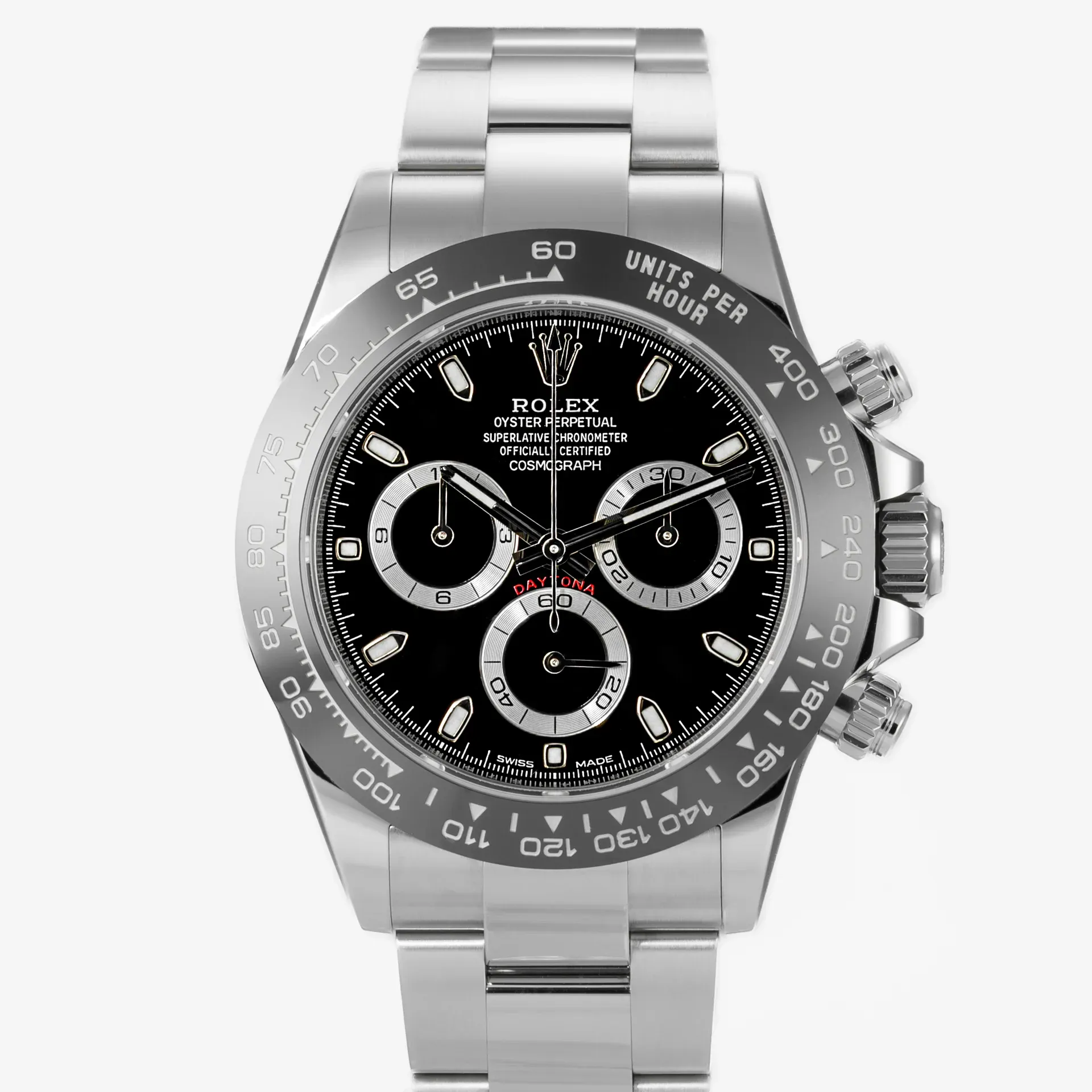 Rolex Cosmograph Daytona Black dial NOS 116500LN-0002 Steel Black 2021