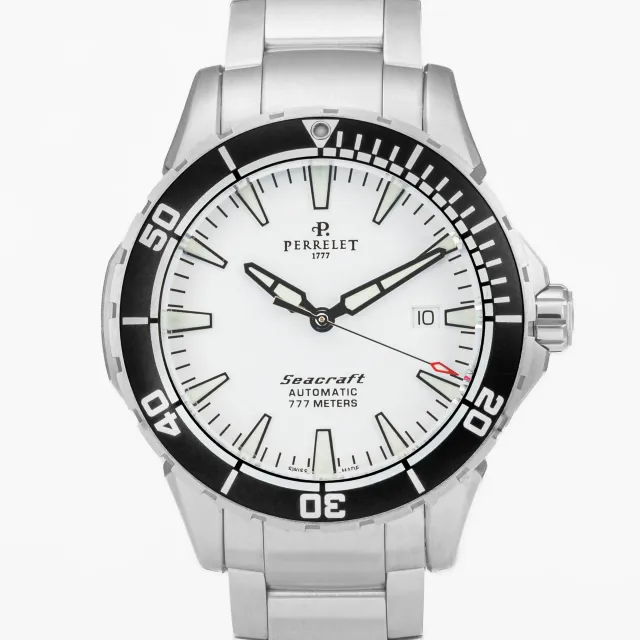 Perrelet Seacraft 3 Hands-Date Diver 42mm A1053/A - New condition