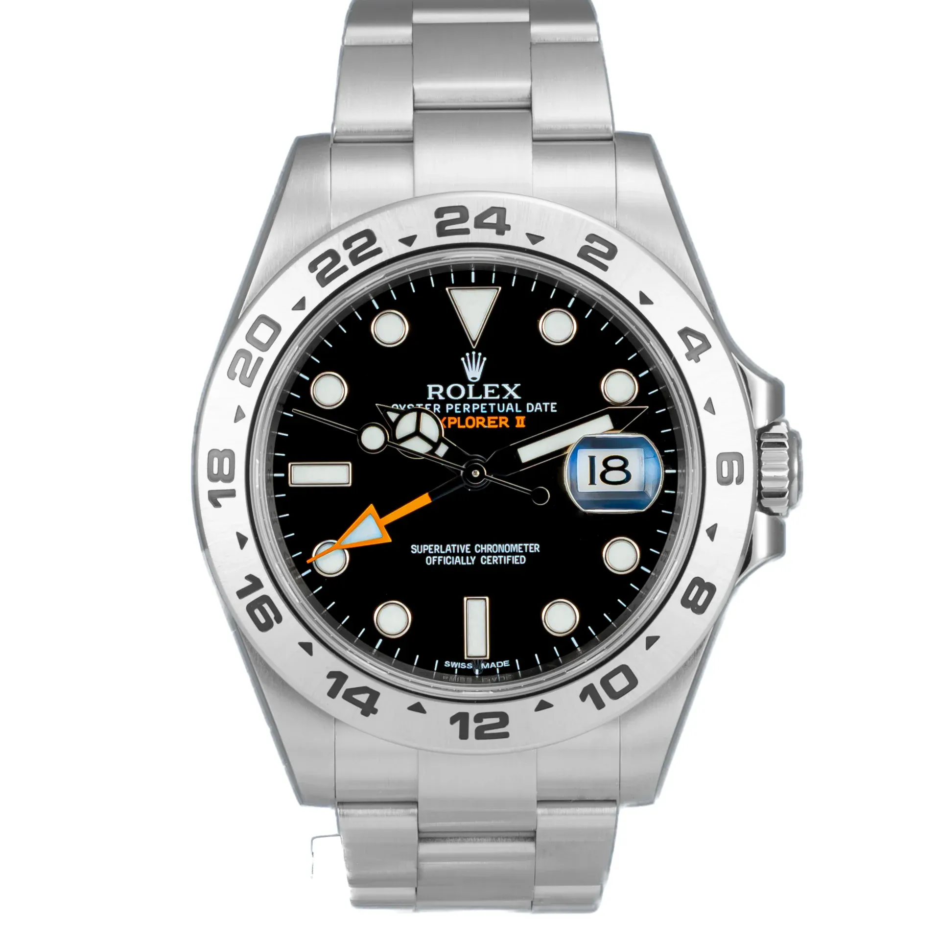 Rolex Explorer II Black dial 216570-0002 Steel Black