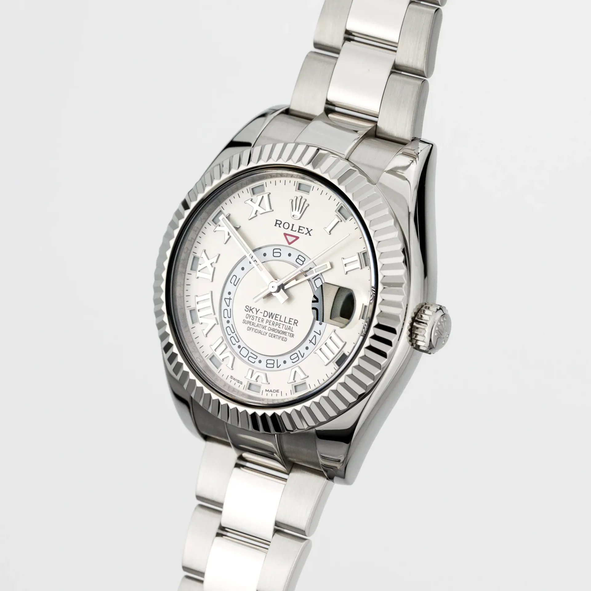 Rolex Sky-Dweller White Gold Ivory Roman dial - Image 3