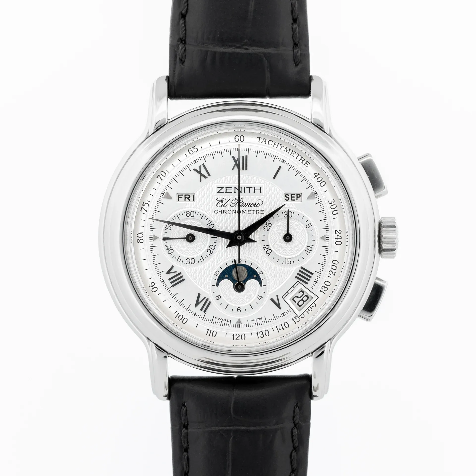 Zenith Chronomaster El Primero Calendar Moonphase 01.0240.410 Steel Silver 2000
