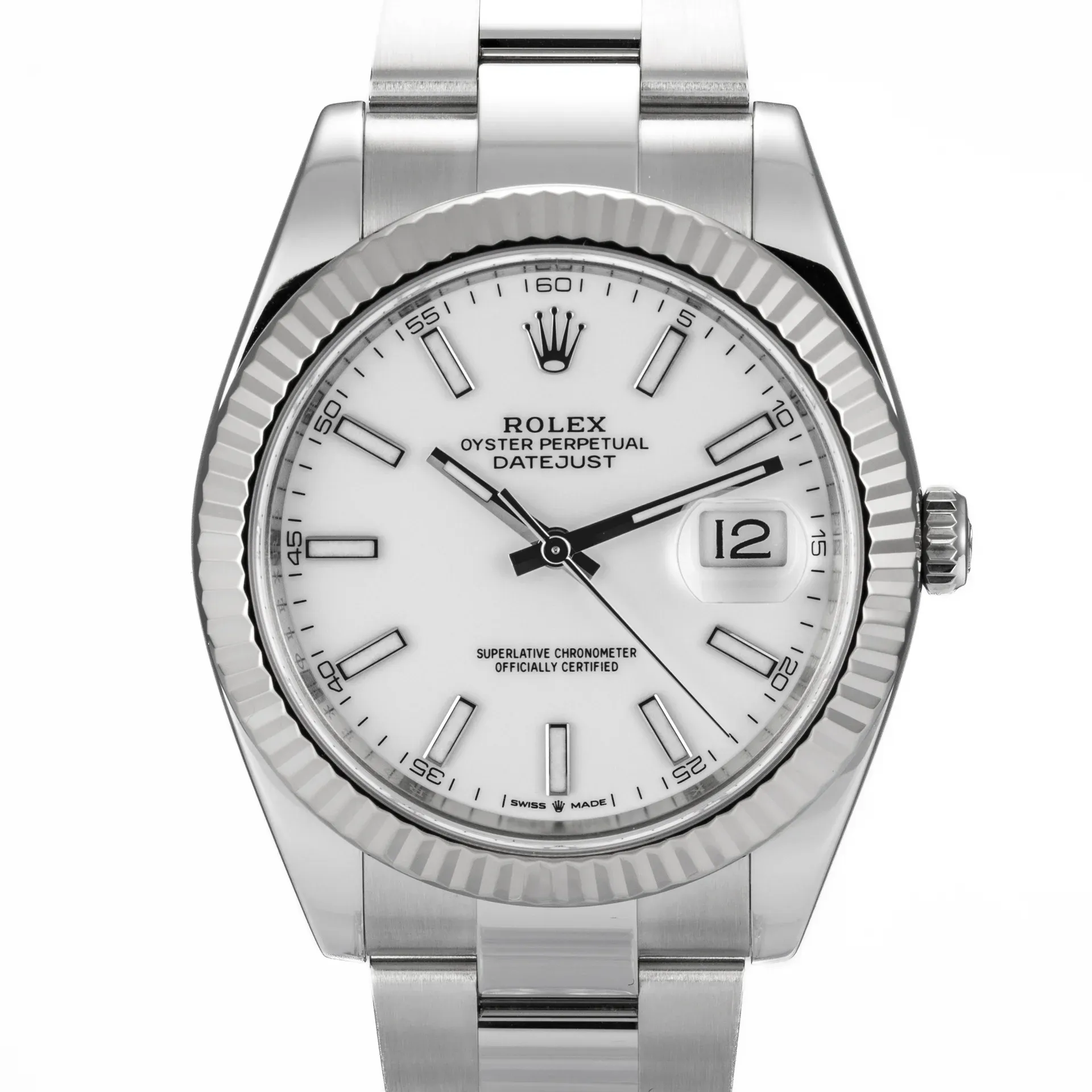 Rolex Datejust 41 White dial 126334-0009 Gold Steel White 2024