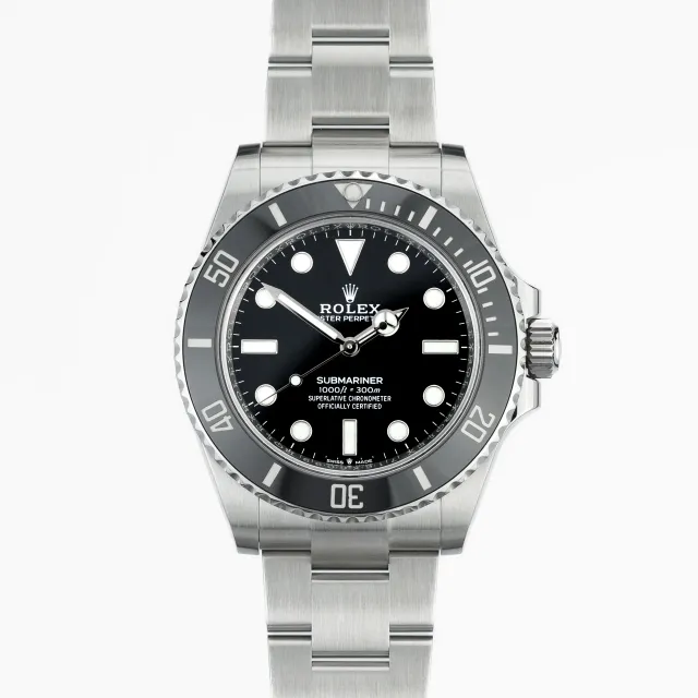 Rolex Submariner 41mm No-Date 124060-0001 - Very Good condition, 2023