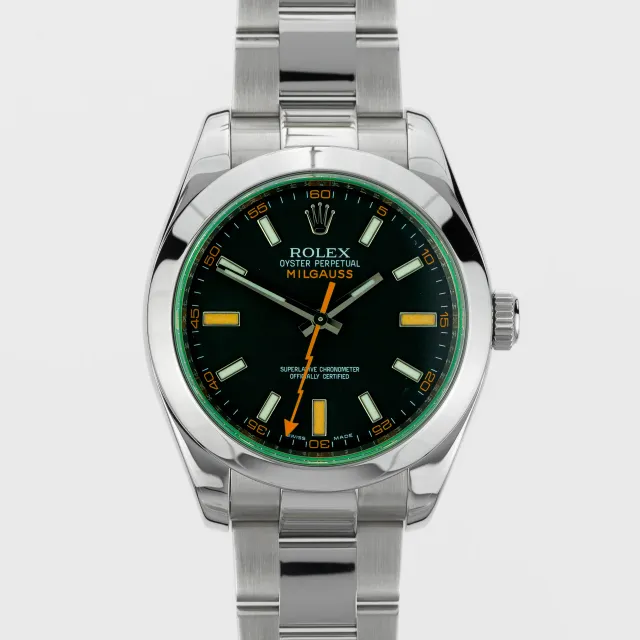 Rolex Milgauss GV Black dial 116400GV-0001 - Very Good condition