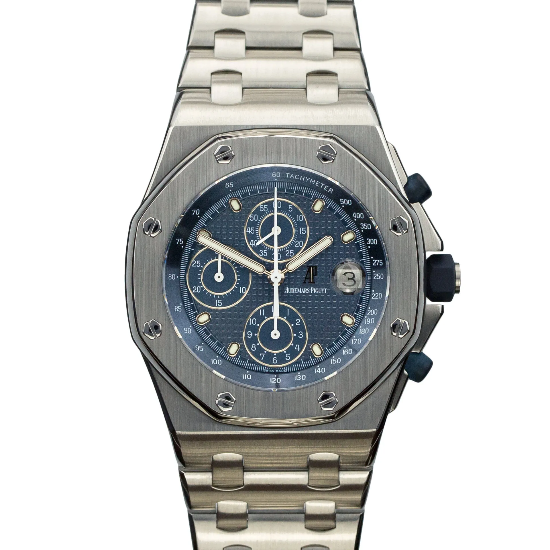 Audemars Piguet Royal Oak Offshore Chronograph "The Beast" 25721ST.OO.1000ST.01 steel Blue 2002