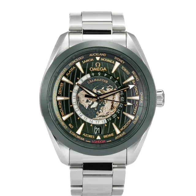 Omega Seamaster Aqua Terra GMT Worldtimer 220.30.43.22.10.001 - Very Good condition, 2024