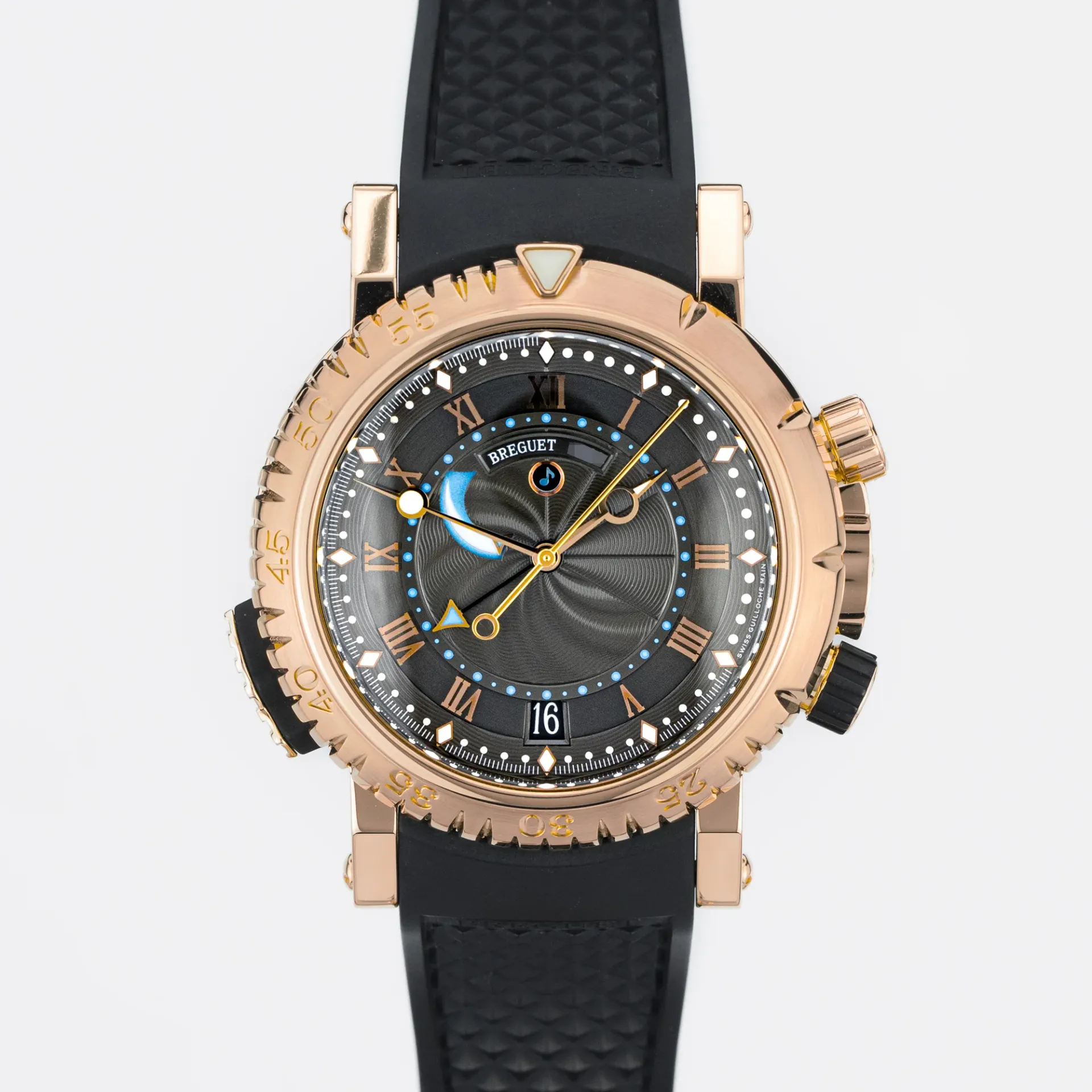 Breguet Marina Royal Alarm 45mm Rose Gold 5847BR/Z2/5ZV Rose Gold Black 2018