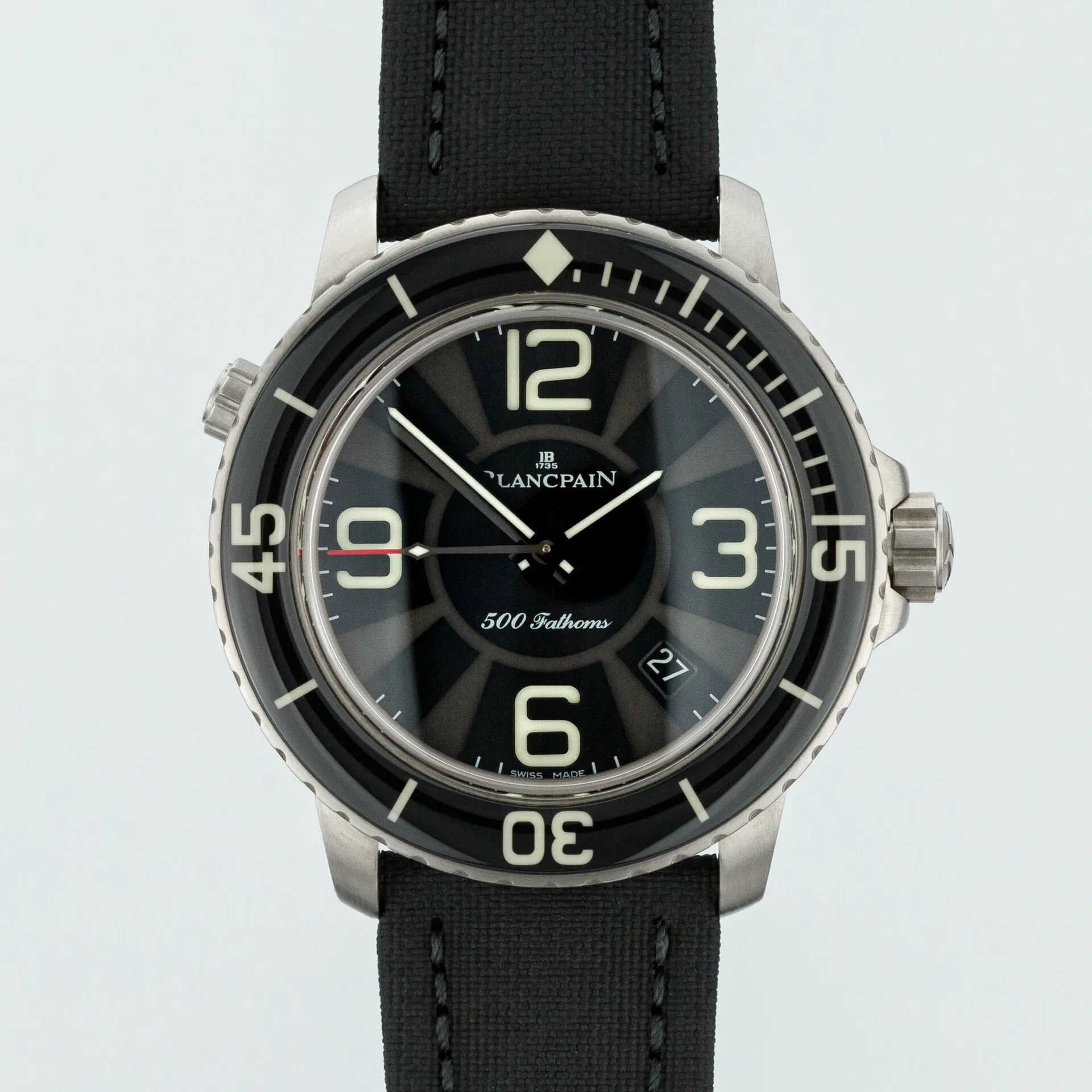 Blancpain Fifty Fathoms 500 Fathoms Limited Edition 50015-12B30-52B Titanium Black 2009
