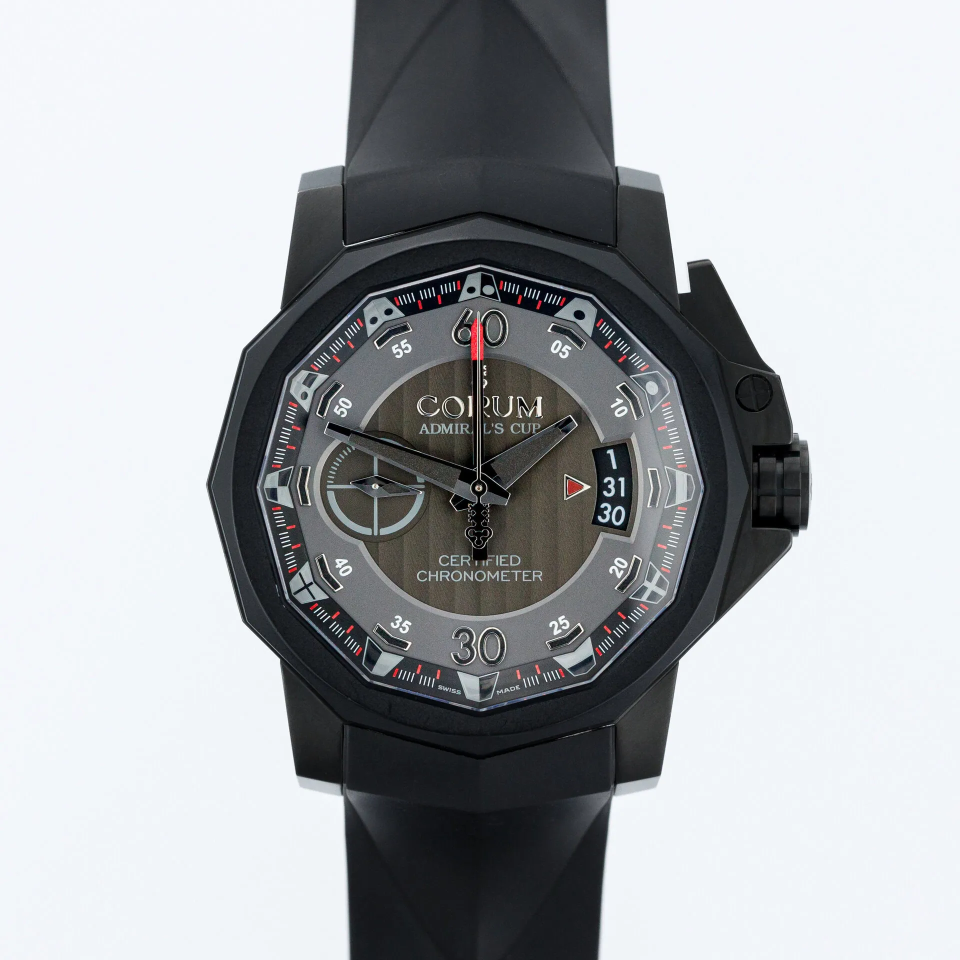 Corum Admiral's Cup Seafender Chrono Centro MonoPusher Limited Edition 961.101.94/F371 AN12 steel Grey