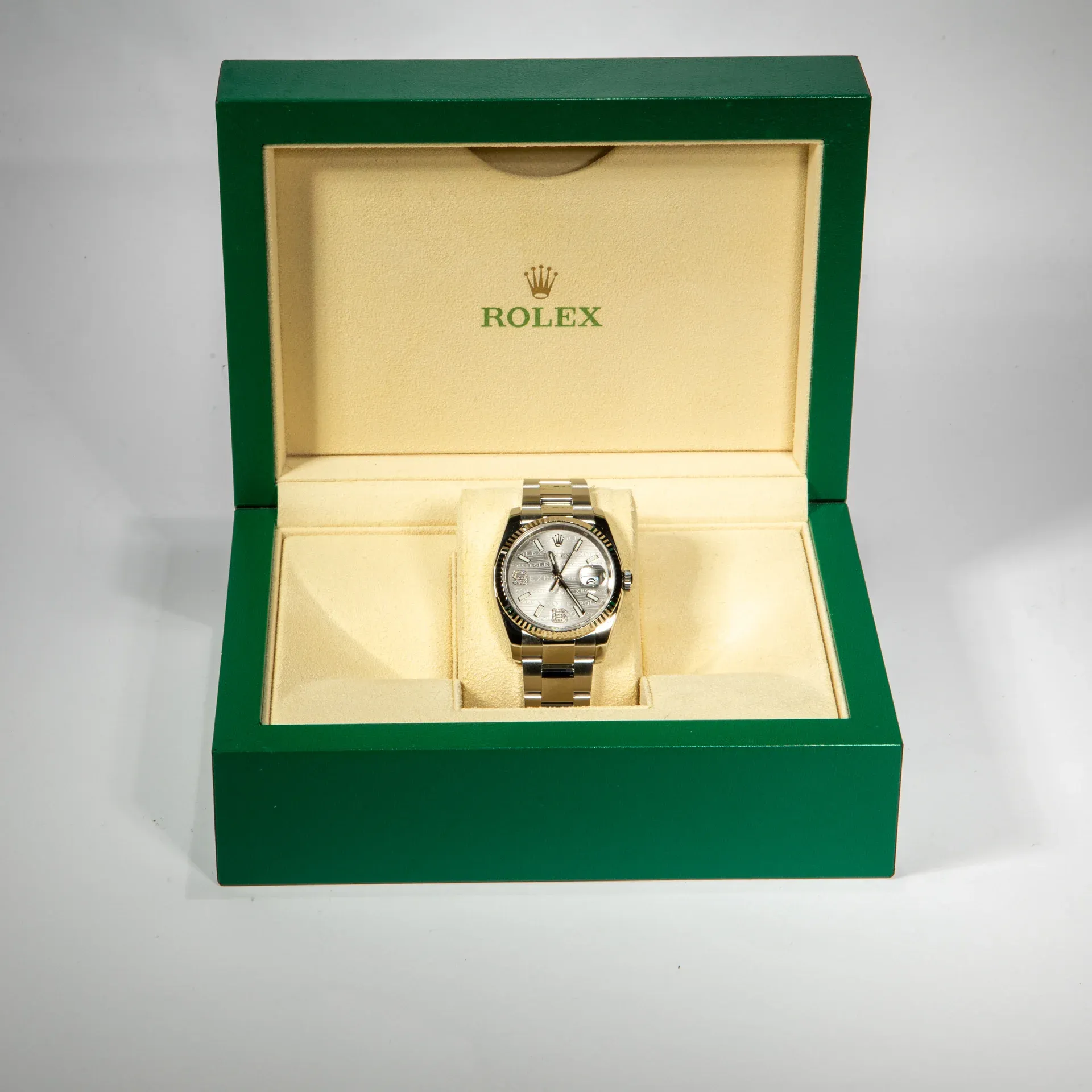 Rolex Datejust 36 Rhodium Wave Diamond dial - Image 2