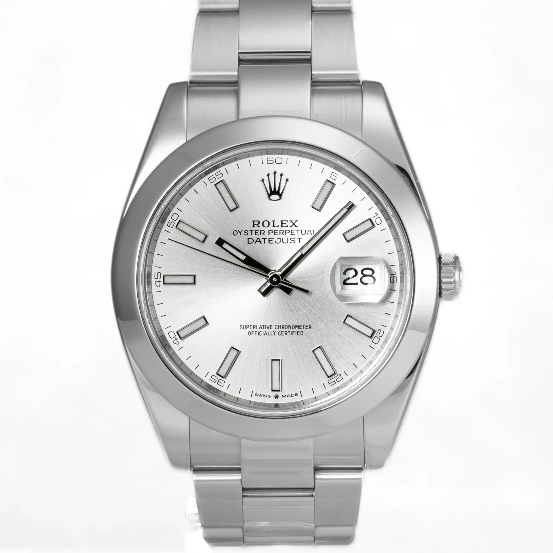 Rolex Datejust 41 Silver dial 126300-0003 Steel Silver 2022