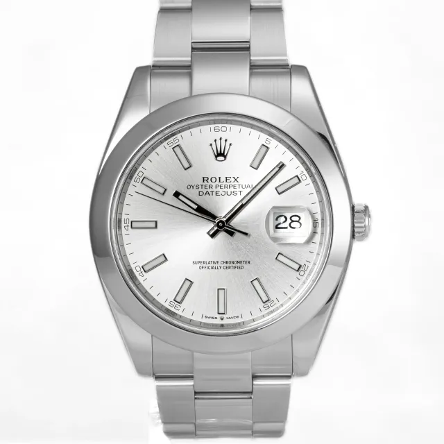 Rolex Datejust 41 Silver dial 126300-0003 - Very Good condition, 2022