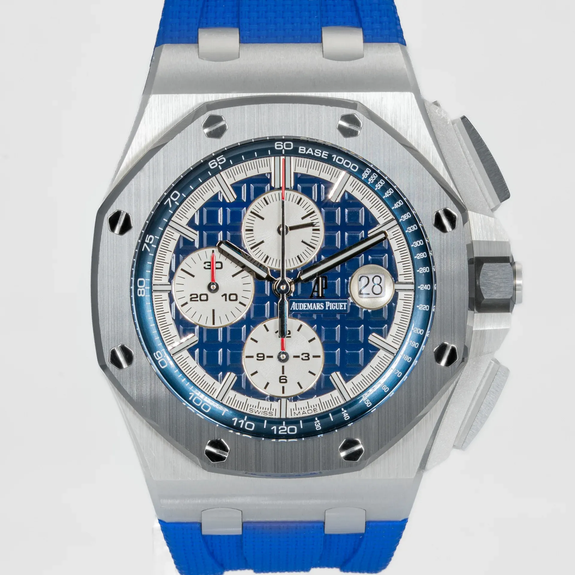 Audemars Piguet Royal Oak Offshore Chronograph Platinum 26401PO.OO.A018CR.01 Platinum Blue 2015