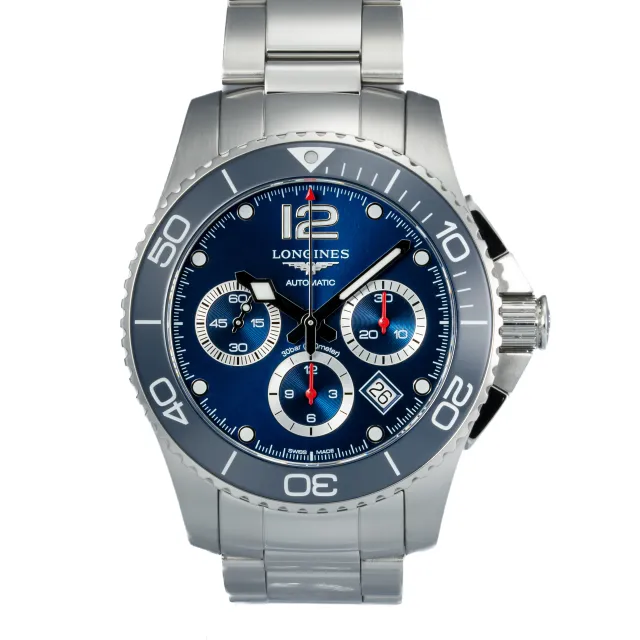 Longines HydroConquest Chronograph Blue dial L38834966 - Very Good condition, 2024