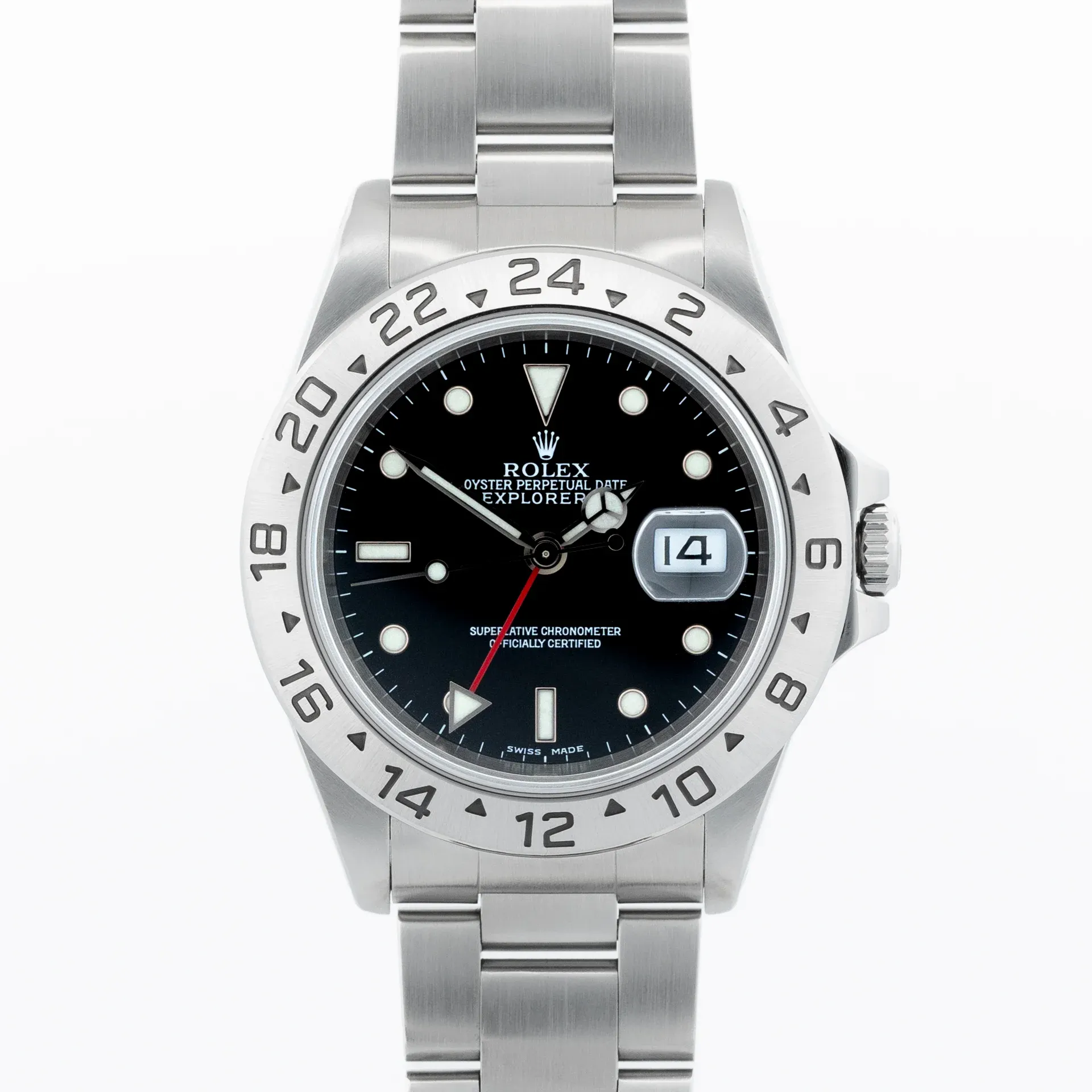 Rolex Explorer II Black dial from 1999 (A-Serial) 16570 Steel Black 1999