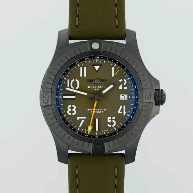 Breitling Avenger Automatic GMT 45 Night Mission V32395 - Very Good condition, 2021