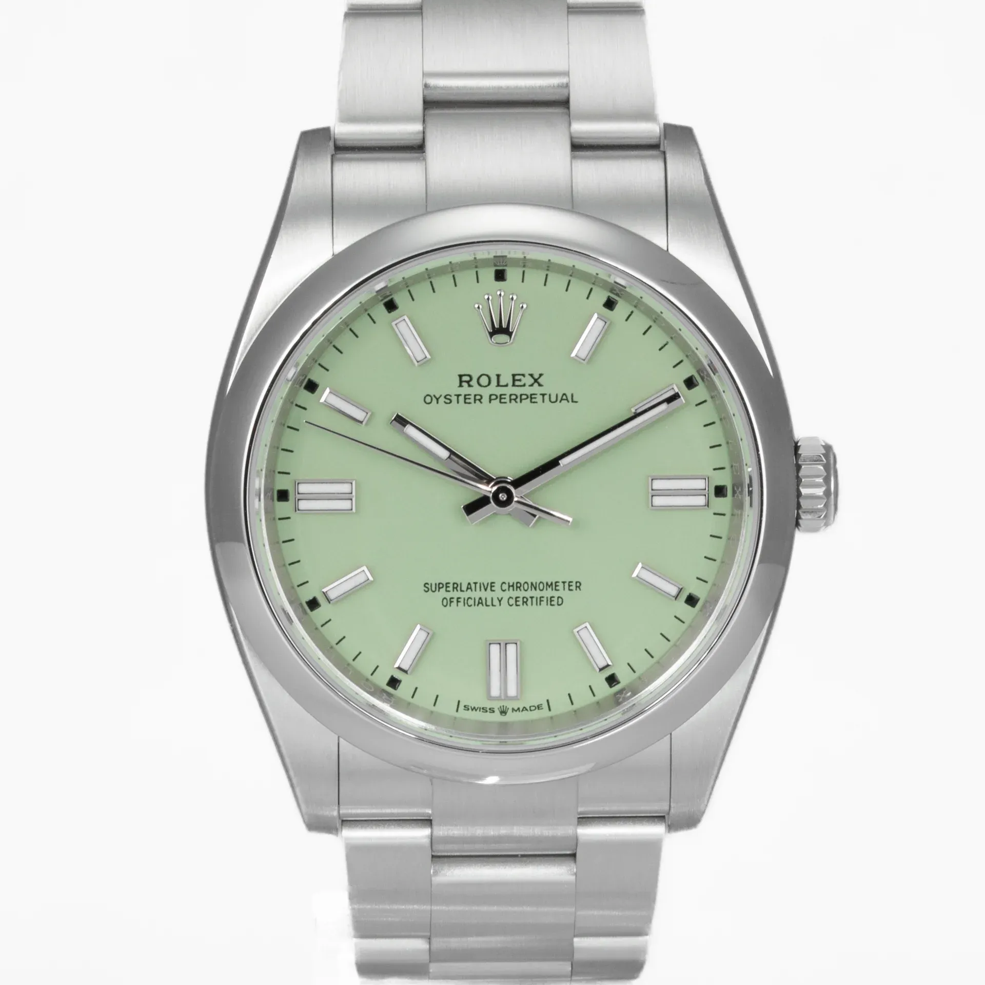 Rolex Oyster Perpetual 36 mm 'Pistachio' 126000-0011 Steel Green 2025