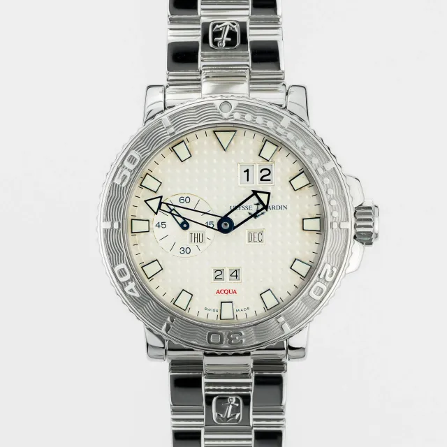 Ulysse Nardin Maxi Marine Acqua Perpetual 333-55-7/91 - Very Good condition, 2000