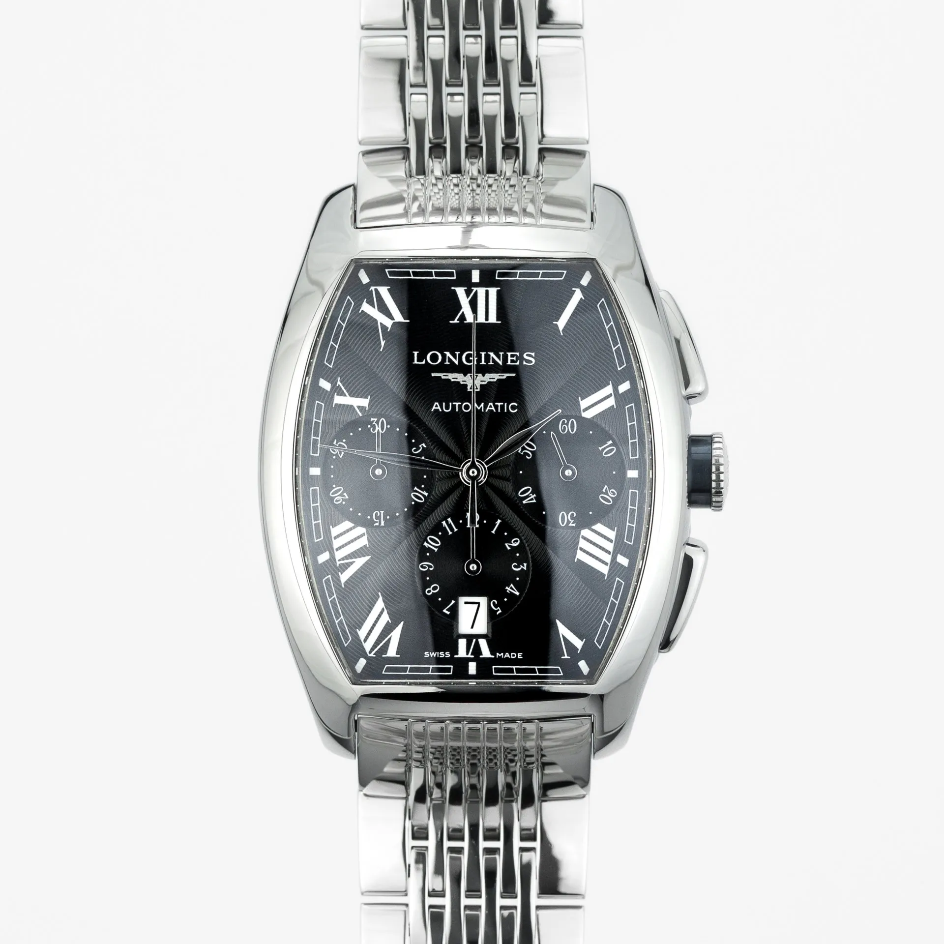 Longines Evidenza Chronograph L2.643.4.51.4 steel Black 2003