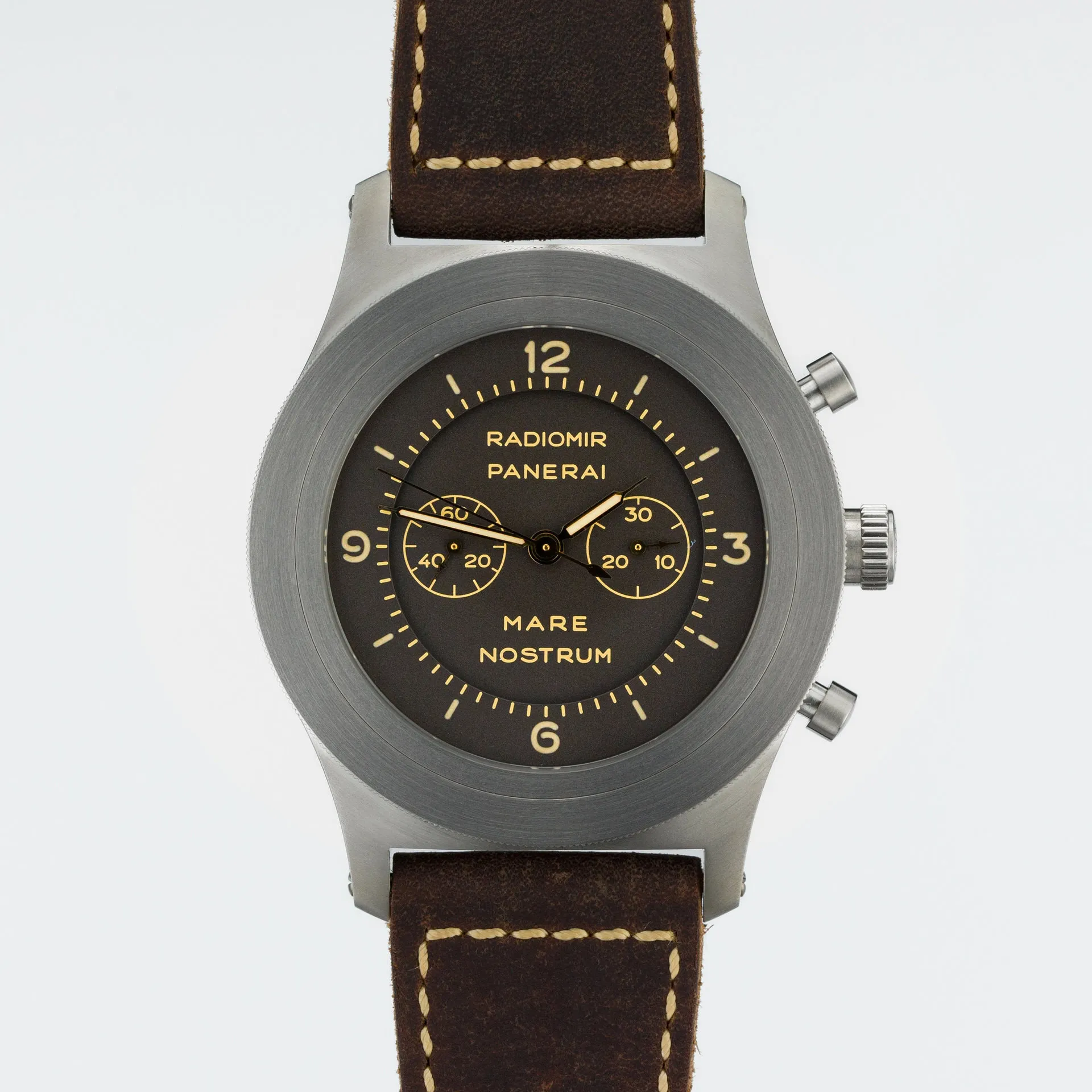 Panerai Mare Nostrum Titanio Chronograph Limited edition PAM00603 titanium Brown 2015