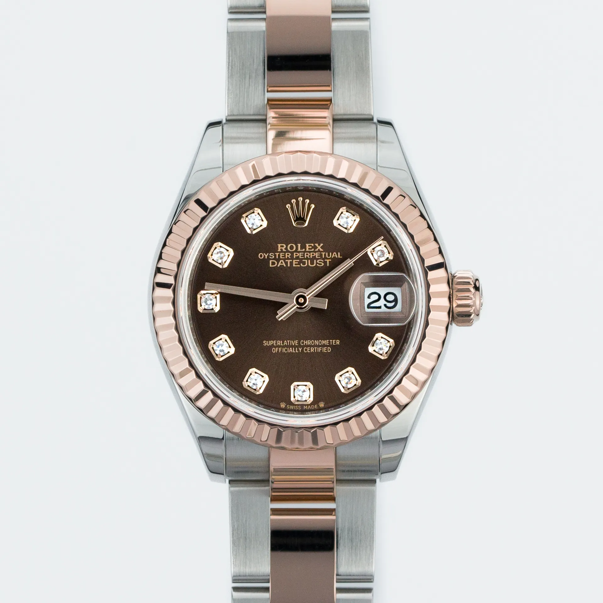 Rolex Lady-Datejust 31 Chocolate Diamonds dial 279171 gold/steel Brown 2024