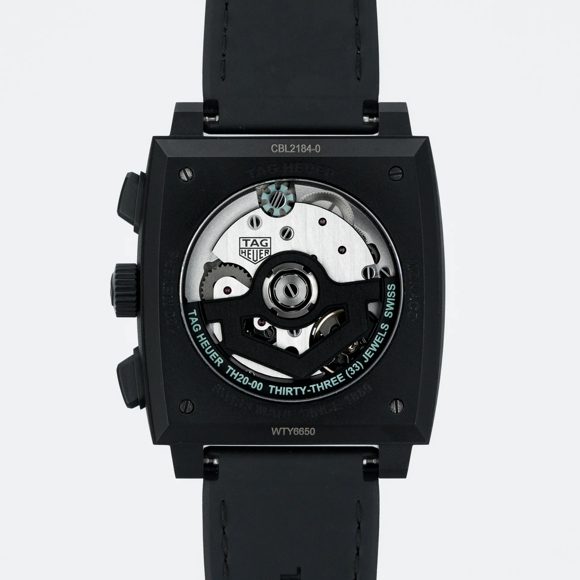 Monaco Chronograph Skeleton - Turquoise Accent & DLC titanium - Image 5
