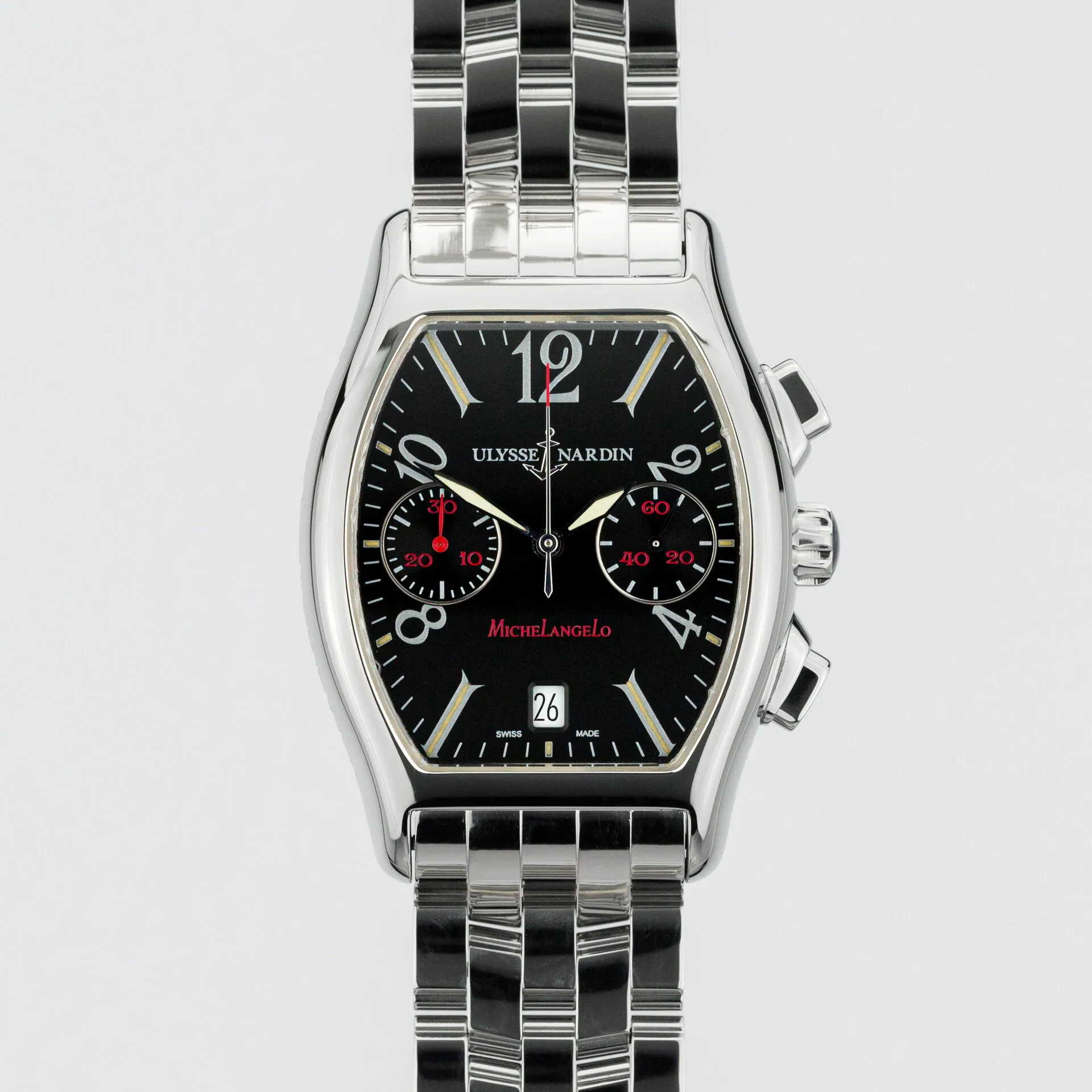Ulysse Nardin Michelangelo Chronograph 563-42 steel Black