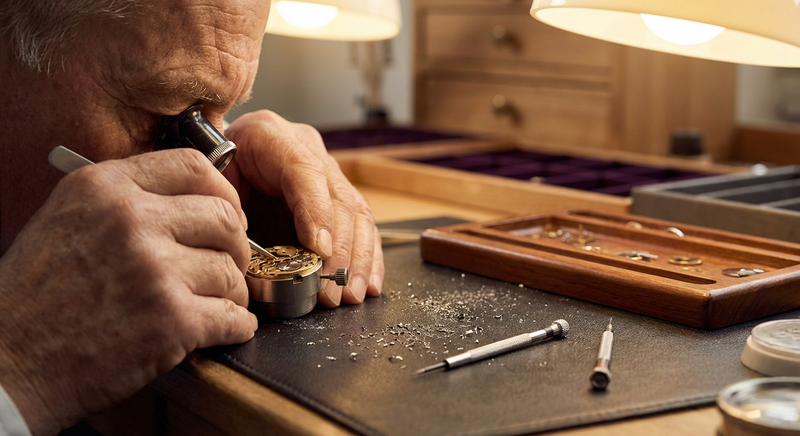 Swiss watchmaking craftsmanship and precision engineering