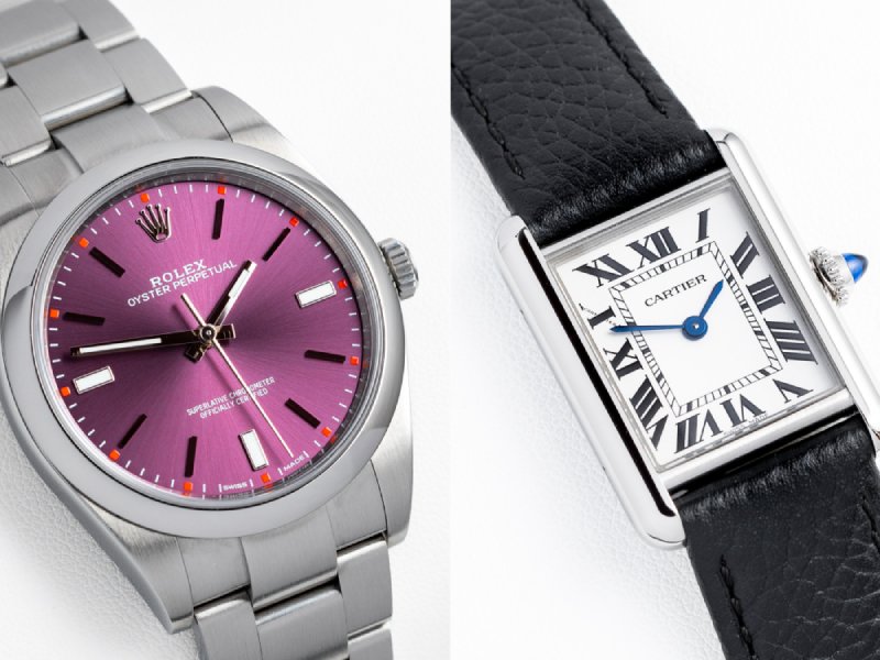 Ladies Watches collection display