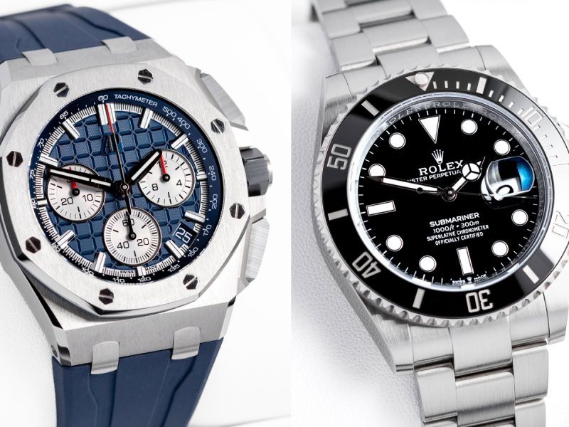 Men's Watches collection display