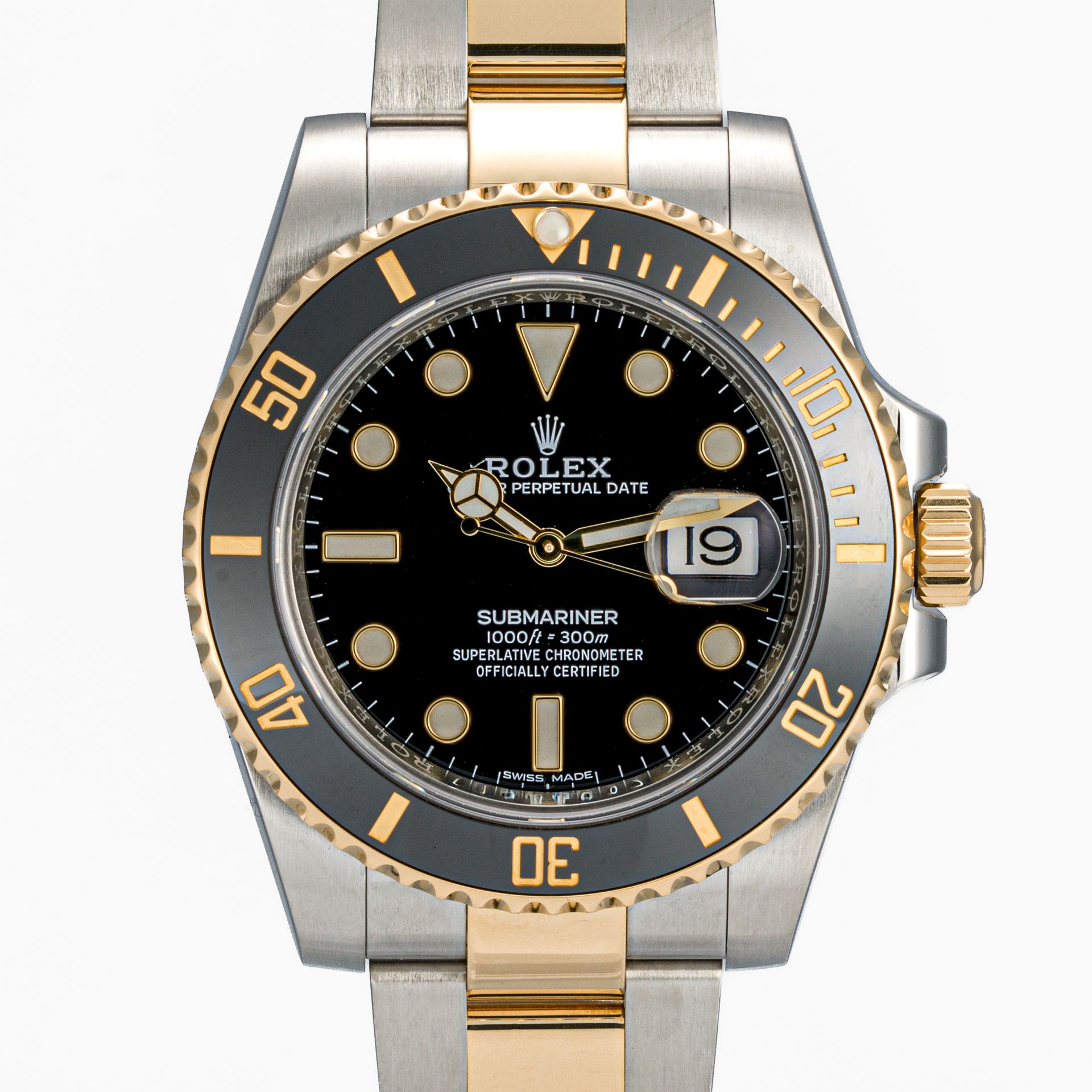 Submariner Date Steel & Yellow Rolesor Black Dial - Image 1
