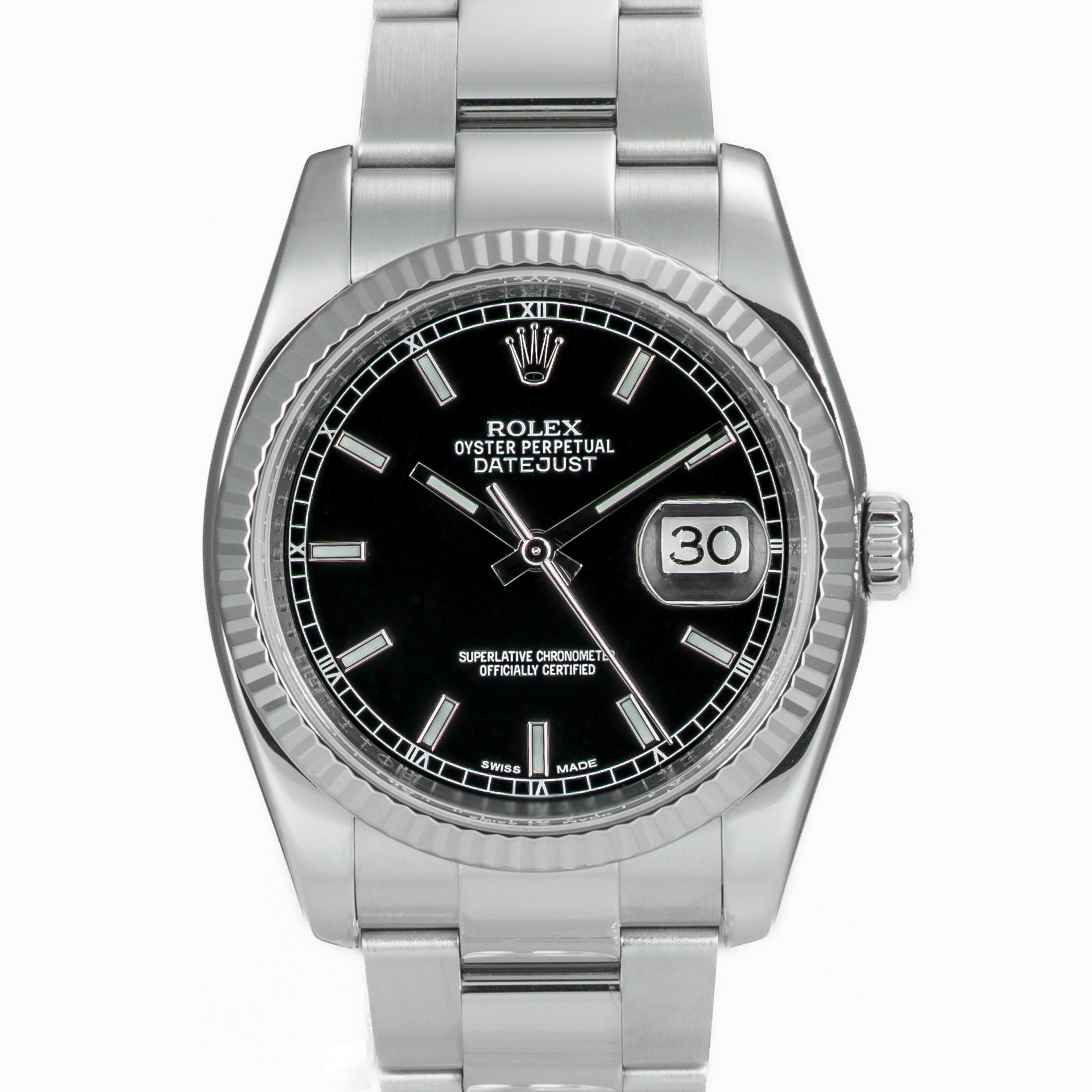 Rolex Datejust Roulette Date Black Dial