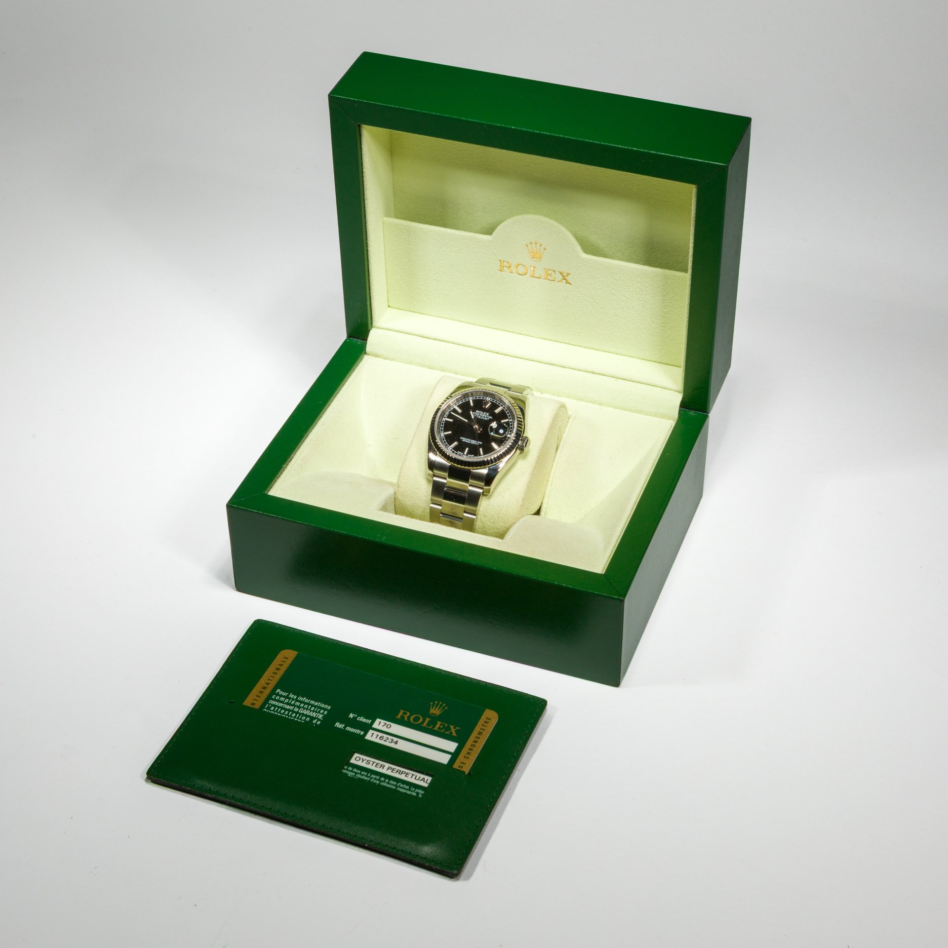 Rolex Datejust Roulette Date Black Dial - Image 2