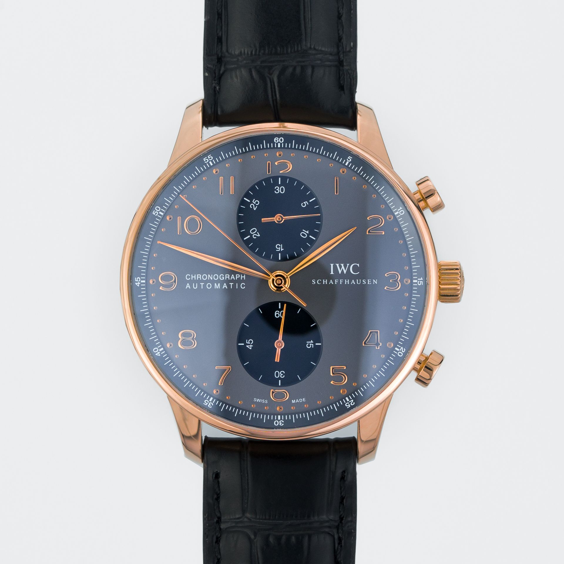 IWC Portugieser Chronograph Rose Gold - Image 1