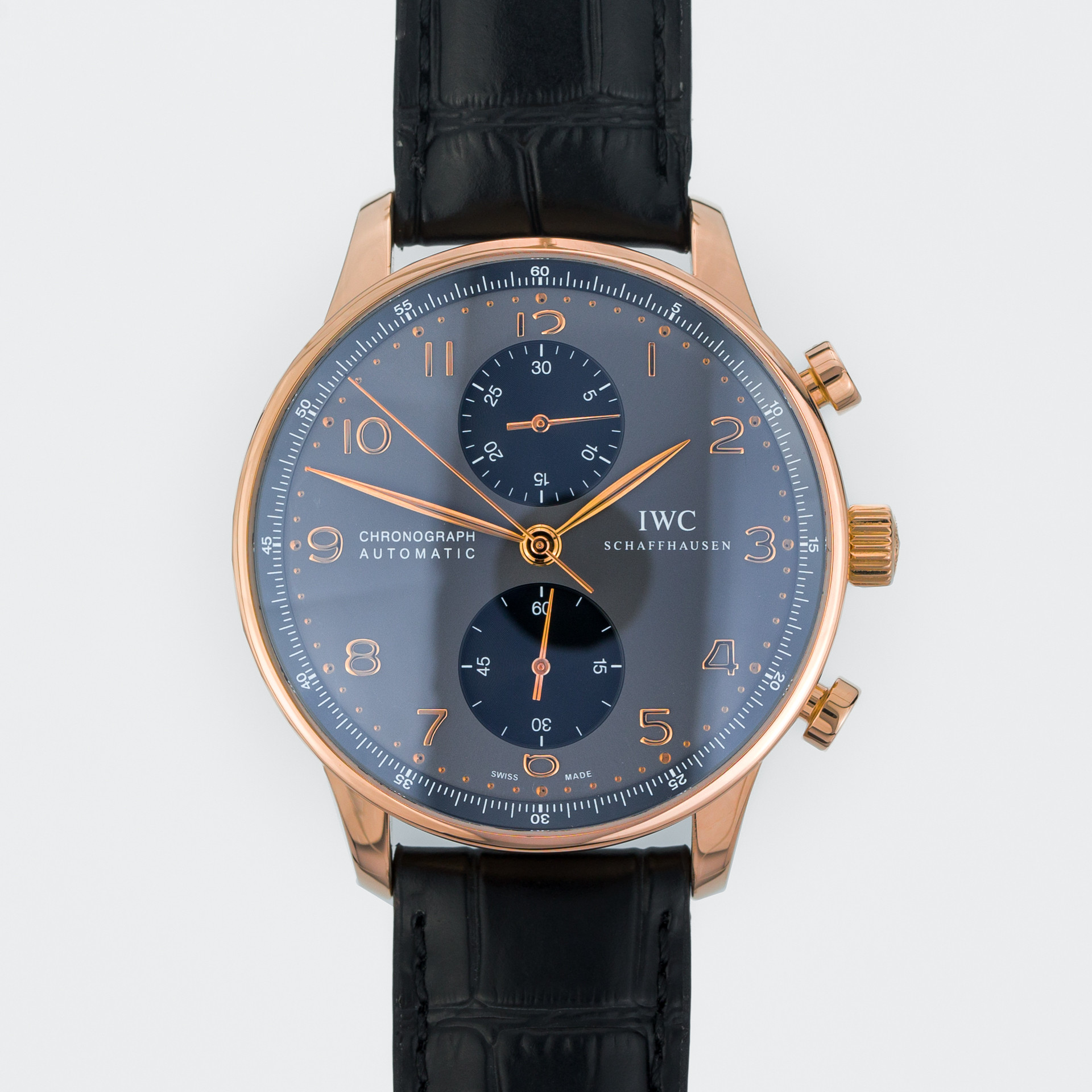 IWC Portugieser Chronograph Rose Gold - Image 1